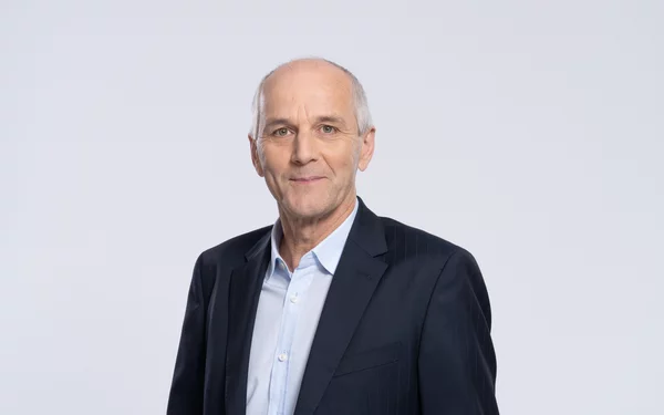 Halbnahe Aufnahme von EVO-Vorstand Günther Weiß