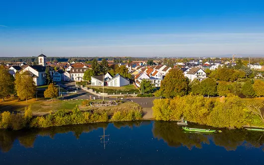 Mainhausen, Vogelperspektive