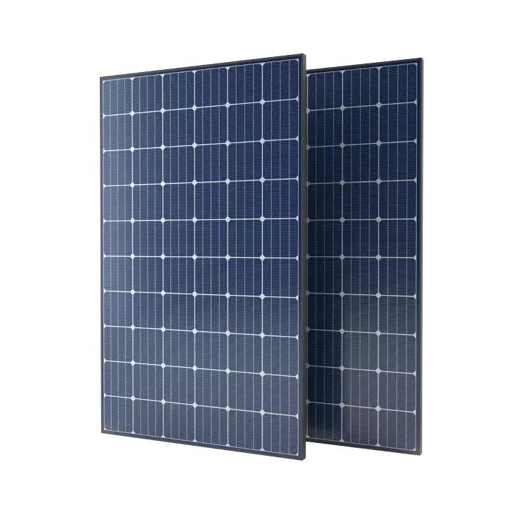 Zwei Solarmodule, beispielhaft, dekorativ