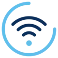 WLAN-Icon in Blau