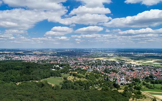 Obertshausen, Luftaufnahme