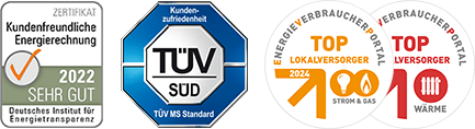 Zertifikat DIFET, TÜV und Energieverbraucherportal